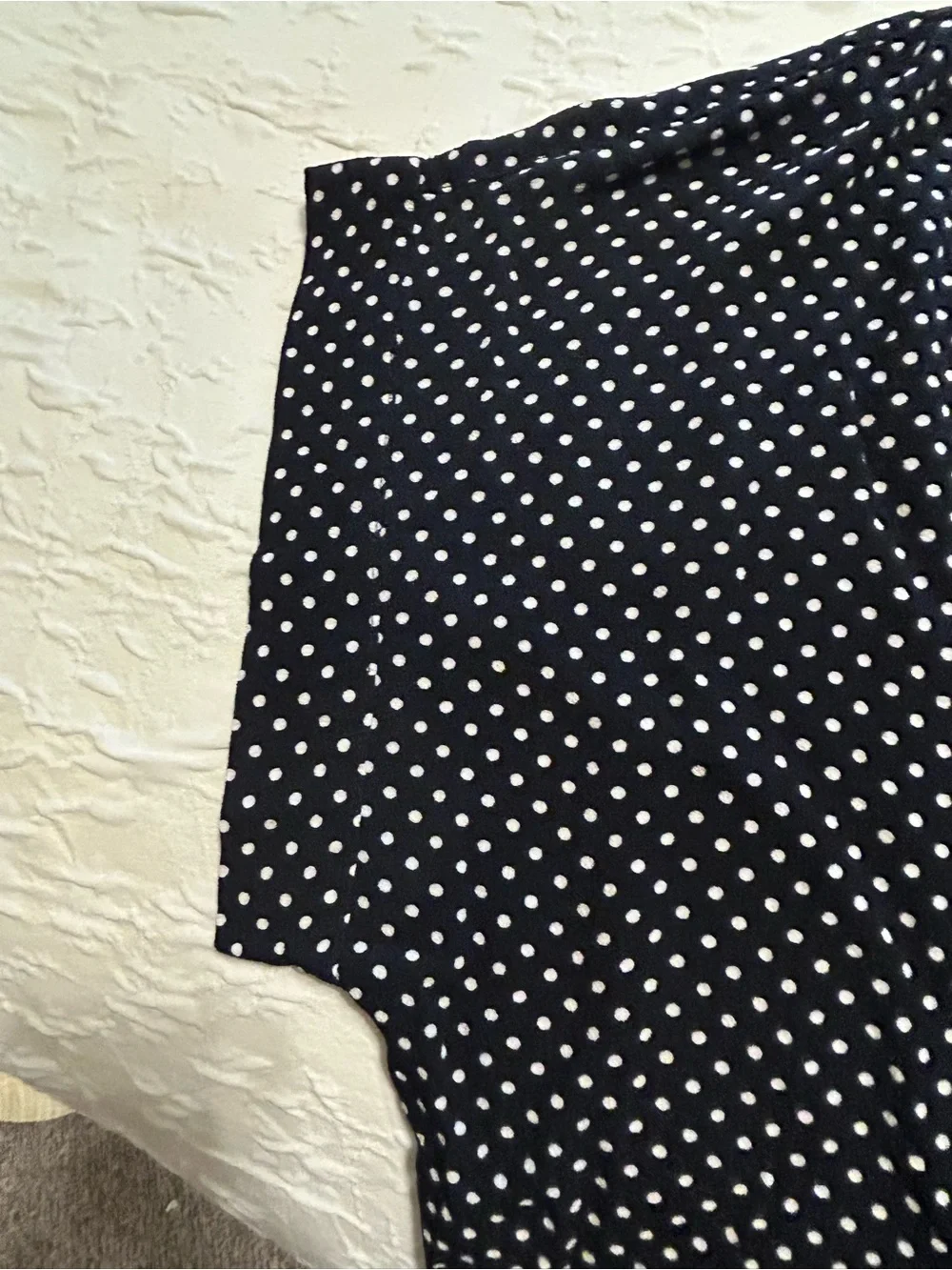J. Crew polka Dot Short Sleeve Blouse - Black/White